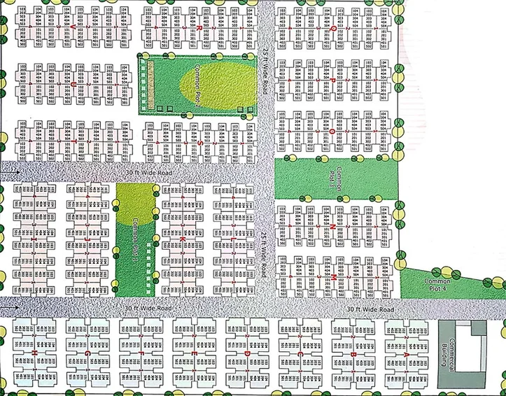 Master Plan of Shree Shiv Ugati City in Nava Naroda, Ahmedabad - Image 190641