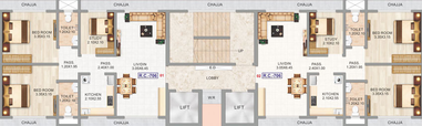 Floor Plan of Adityaraj Pride in Sion East, Mumbai - Image 31341