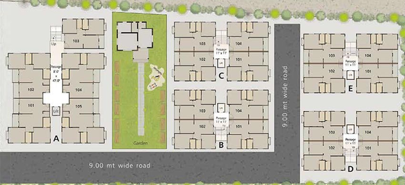 Master Plan of Rudra ND Residency in Karadiya, Vadodara - Image 190730