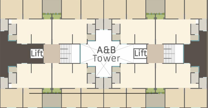 Floor Plan of Jaydev Om Aashtha in Makarpura, Vadodara - Image 190772