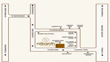 Location of Yash Nilkanth Resi Cum Plaza - Image 190829