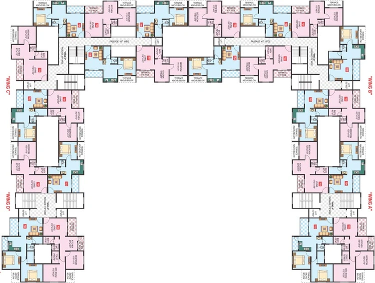 Floor Plan of Vaishnavi Vastu in Narayangaon, Pune - Image 116693