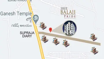 Location of Buildsworth Sree Balaji Pride - Image 190895