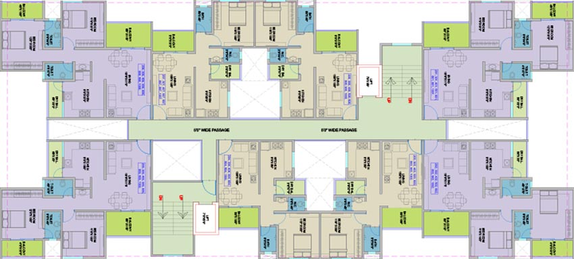 Floor Plan of Vaishnavi Homes in Marunji, Pune - Image 116700