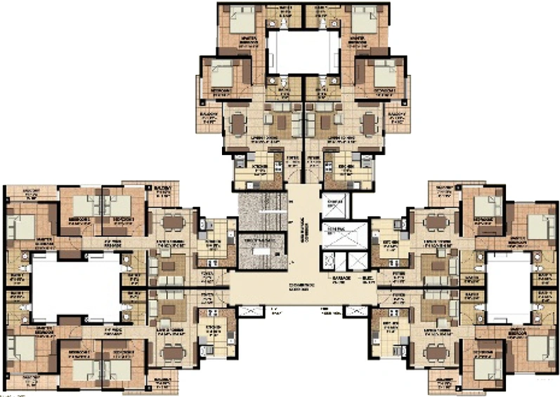 Floor Plan of Akshaya Orlando in Kelambakkam, Chennai - Image 190934