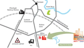 Location of Aditya Royal Heights - Image 191014