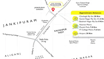 Location of Aesthete The Woods Kohinoor - Image 191036