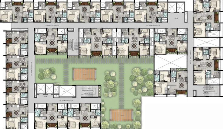 Floor Plan of Agarwal Bliss Samudra in Tondiarpet, Chennai - Image 191092