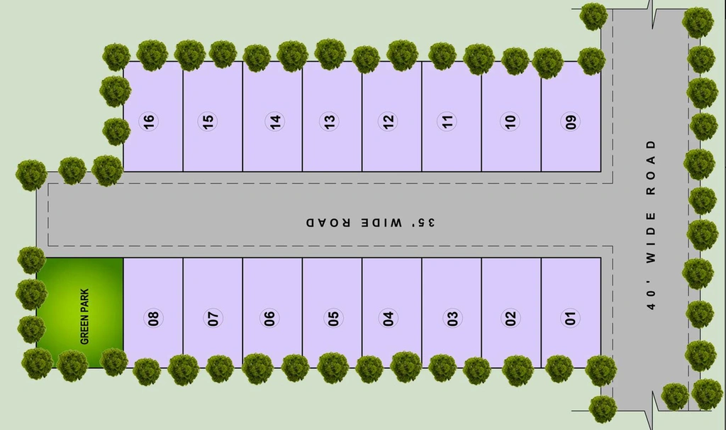 Master Plan of Estate Prosperity Homes in Faizabad Road, Lucknow - Image 191136