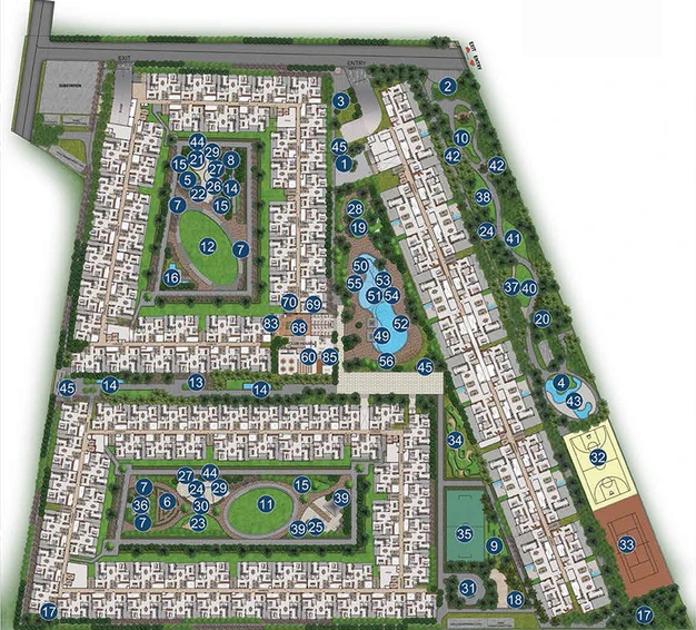 Master Plan of Casagrand Frenchtown in Medavakkam, Chennai - Image 191177