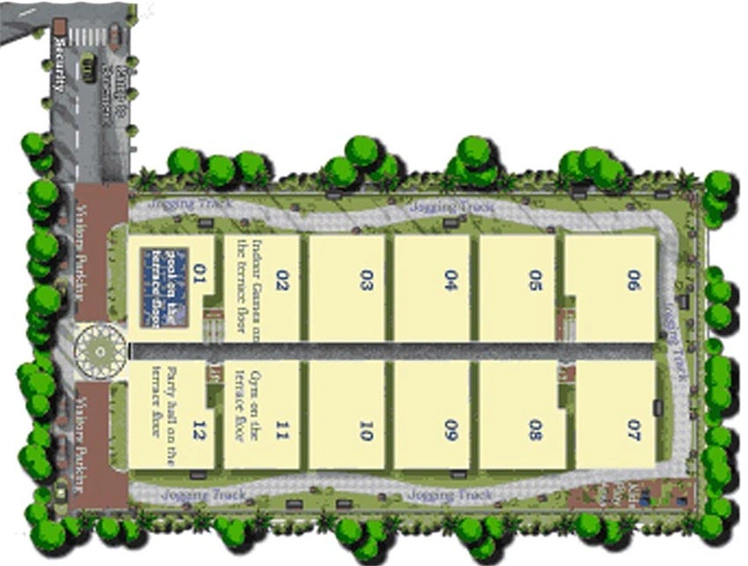 Master Plan of Garuda Star Field in Mahadevapura, Bangalore - Image 191197
