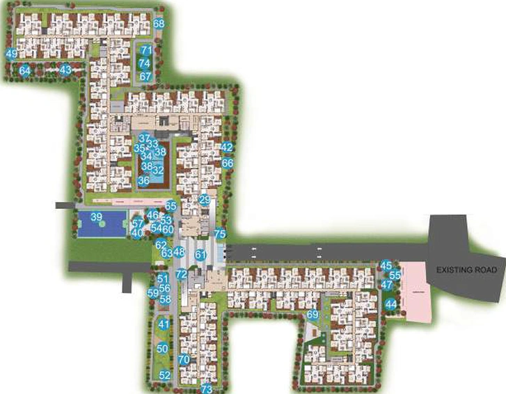 Master Plan of Casagrand Palm Springs in Medavakkam, Chennai - Image 191231