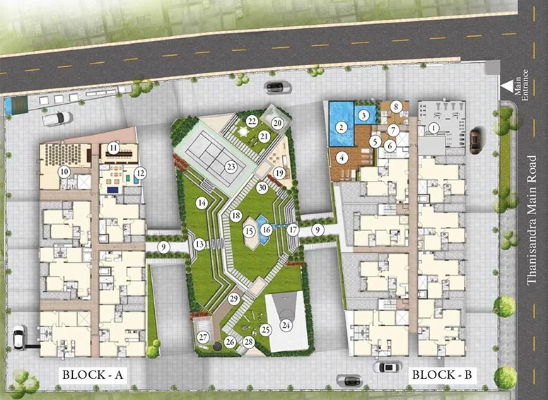 Master Plan of MSR RR Signature in Yelahanka, Bangalore - Image 191266