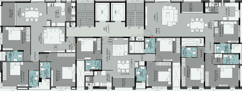 Floor Plan of Baashyaam Cloud Graze in KK Nagar, Chennai - Image 191300