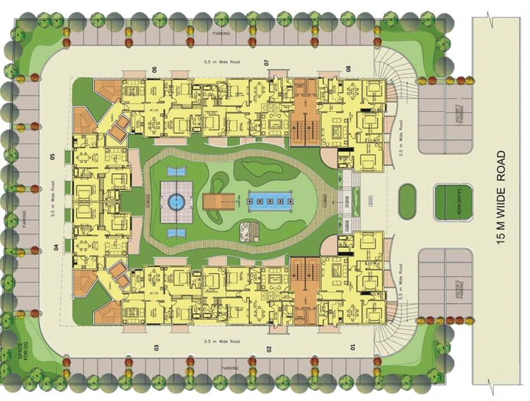 Master Plan of Shalimar Dwelling in Charbagh, Lucknow - Image 191393