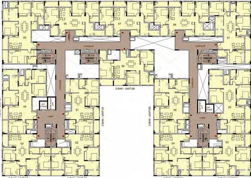 Floor Plan of Ozone Urbana Aqua 2 in Devanahalli, Bangalore - Image 191437