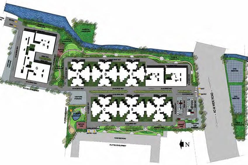 Master Plan of Ozone Urbana Aqua 2 in Devanahalli, Bangalore - Image 191438