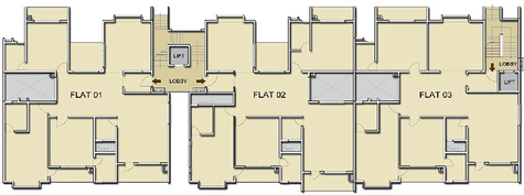 Floor Plan of Urbana Belvedere in Devanahalli, Bangalore - Image 191472