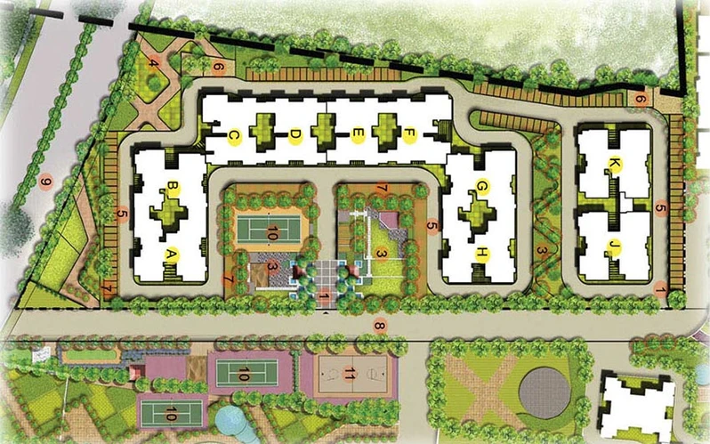 Master Plan of Ozone Urbana Pavilion in Devanahalli, Bangalore - Image 191500