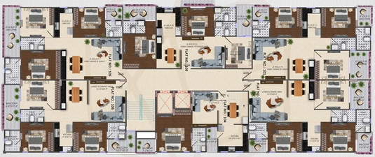 Floor Plan of Sumitra Dev Ratan in Mansarovar, Jaipur - Image 191631