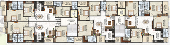 Floor Plan of Studio Guru Kripa Aashiyana in Mansarovar, Jaipur - Image 191646