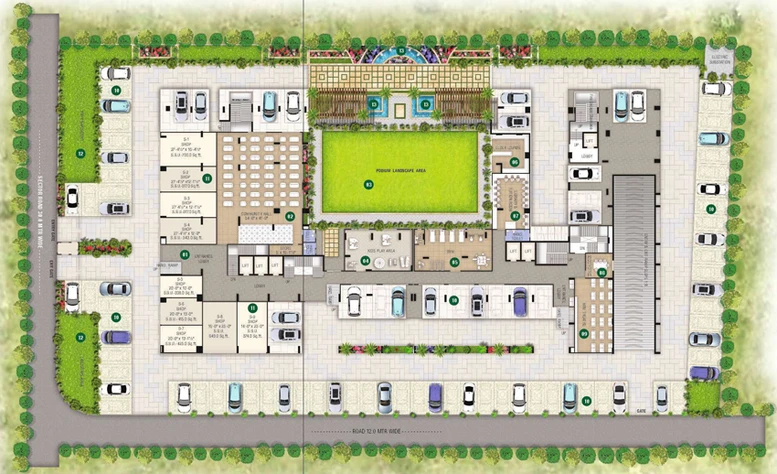 Master Plan of Reliant Floresta in Mansarovar, Jaipur - Image 191696