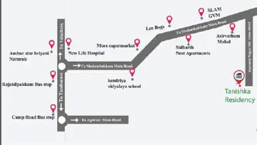 Location of MC Tanishka Residency - Image 191714