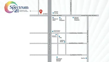 Location of Sankalp Spectrum 21 - Image 191736