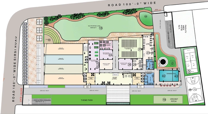 Master Plan of Sankalp Spectrum 21 in Vaishali Nagar, Jaipur - Image 191738