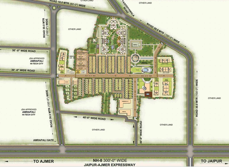 Master Plan of Sankalp Suparshwa Garden City in Ajmer Road, Jaipur - Image 191752
