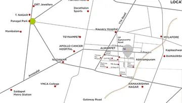 Location of NCC Urban Nakshatra - Image 191804