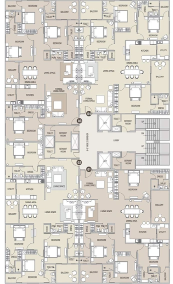 Floor Plan of JS Shree Ventura in Mansarovar, Jaipur - Image 191797