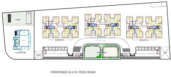 Master Plan of Karamchand Dream Aawas in Wardha Road, Nagpur - Image 116338