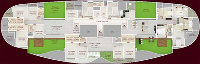 Floor Plan of Manav Eternelle in Baner, Pune - Image 191900