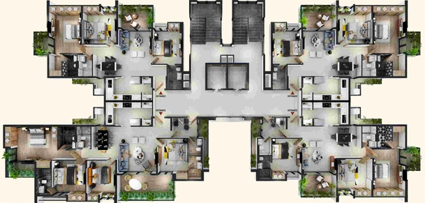Floor Plan of Shubhashish Prakash in Mansarovar, Jaipur - Image 191889