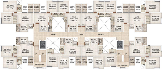 Floor Plan of Manav Swapnalok in Hadapsar, Pune - Image 191941