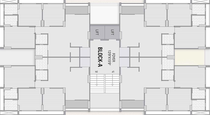 Floor Plan of Biyola Aniket Heights in Ognaj, Ahmedabad - Image 192019