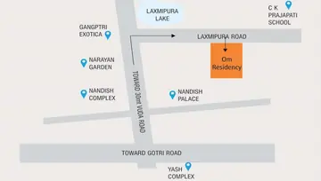 Location of Keya Om Residency - Image 192053