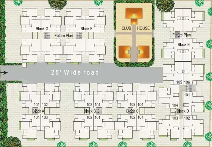 Master Plan of Gayatri Exotica in Lambha, Ahmedabad - Image 192081
