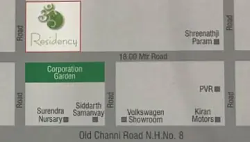 Location of Om Residency - Image 192103