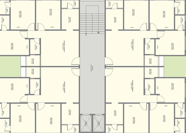 Floor Plan of Kuvarsagar Devkuvar 7 in Tragad, Ahmedabad - Image 192195