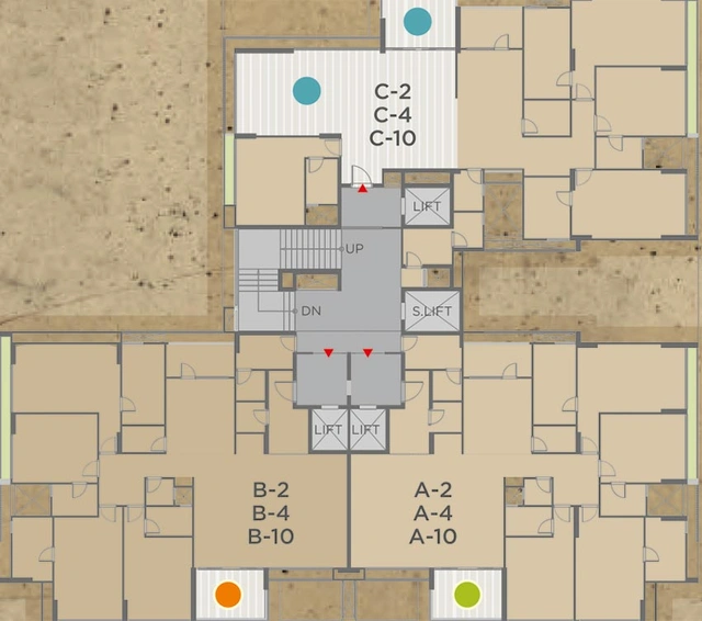 Floor Plan of Maxel Tranquil in Makarba, Ahmedabad - Image 192266
