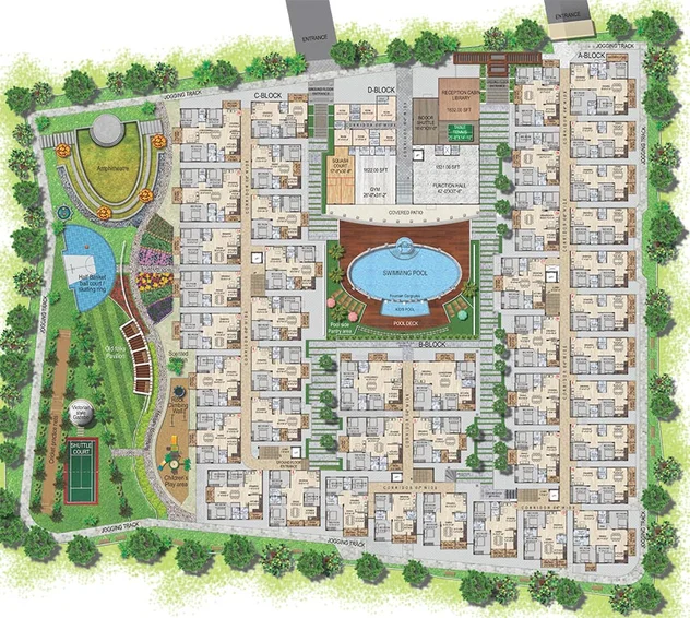 Master Plan of Garuda Royal Homes in KR Puram, Bangalore - Image 192279