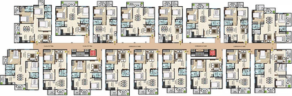 Floor Plan of Garuda Vista in Mahadevapura, Bangalore - Image 192312