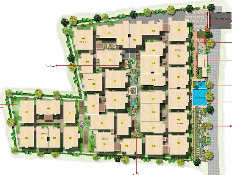 Master Plan of Maithri Shilpitha Splendour Annex in Marathahalli, Bangalore - Image 192335