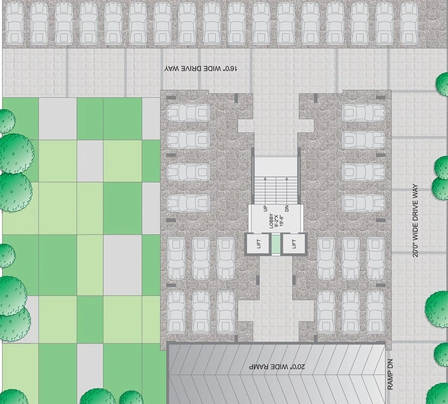 Master Plan of Parth Merriment Parmeshwar in Chandkheda, Ahmedabad - Image 192426