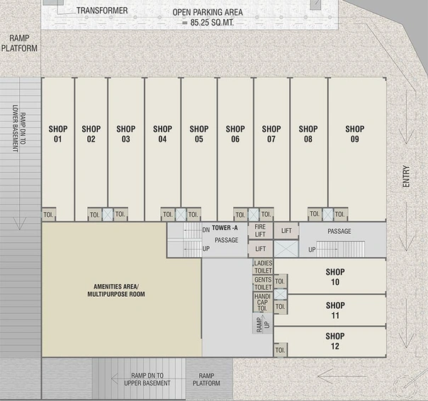 Master Plan of Aditya Param Solitaire in Tarsali, Vadodara - Image 192453