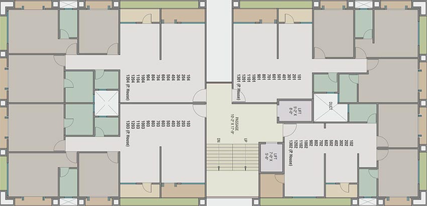 Floor Plan of JC Pearl Memories in Makarpura, Vadodara - Image 192584