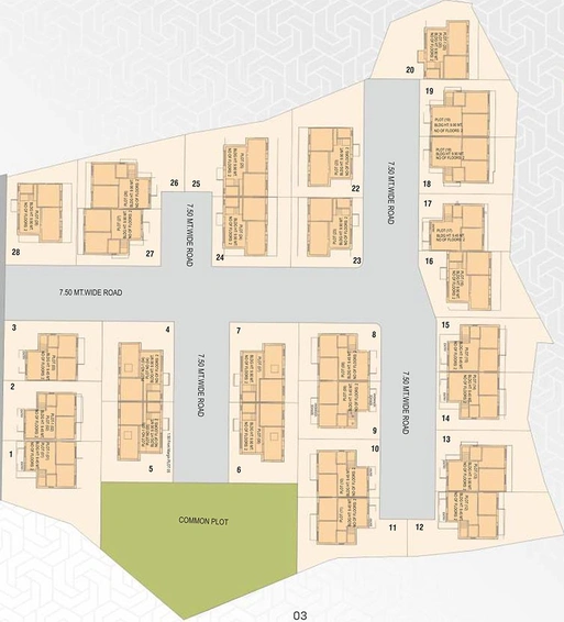 Master Plan of Pramukh 27 in Waghodia Road, Vadodara - Image 192732
