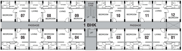 Floor Plan of SDPL Aashray Beltarodi in Beltarodi, Nagpur - Image 115644